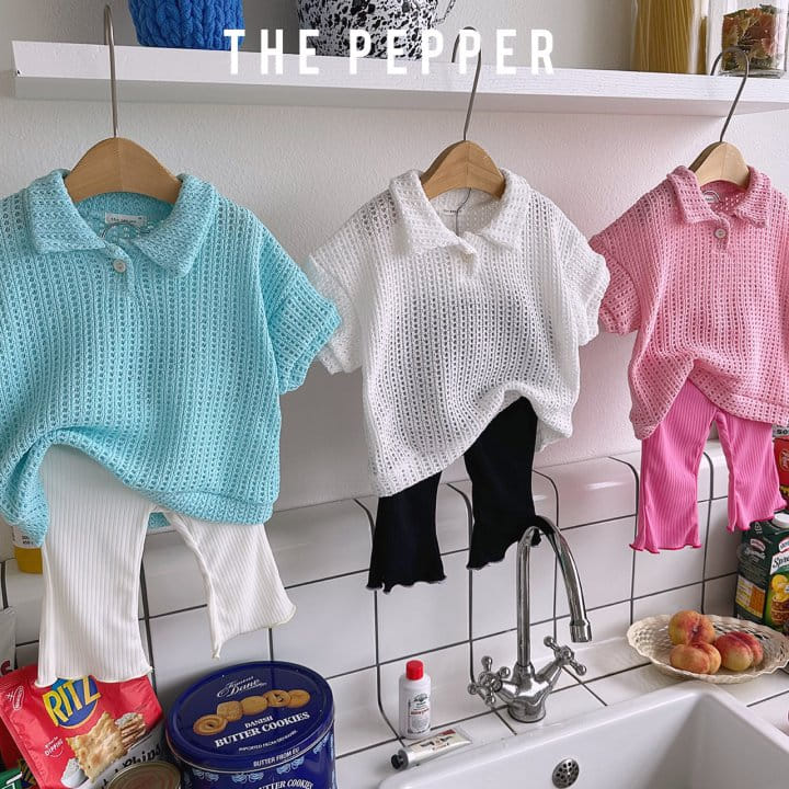 The Pepper - Korean Children Fashion - #discoveringself - Knit Collar Tee - 5