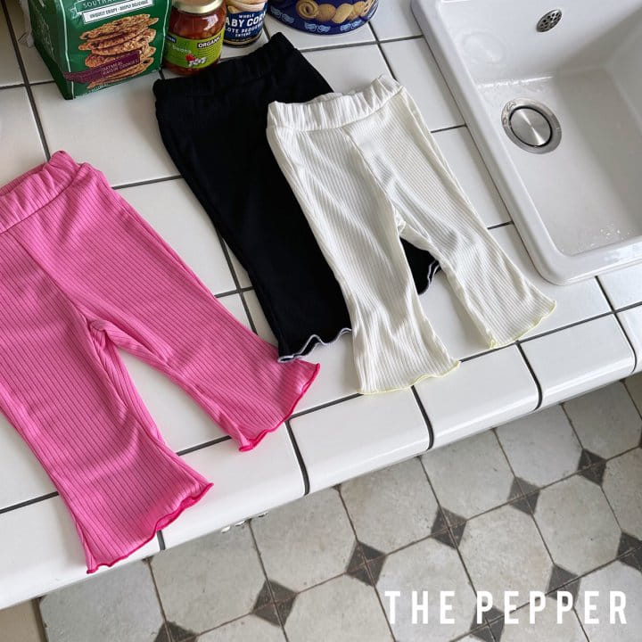 The Pepper - Korean Children Fashion - #discoveringself - Rib Color Pants - 3