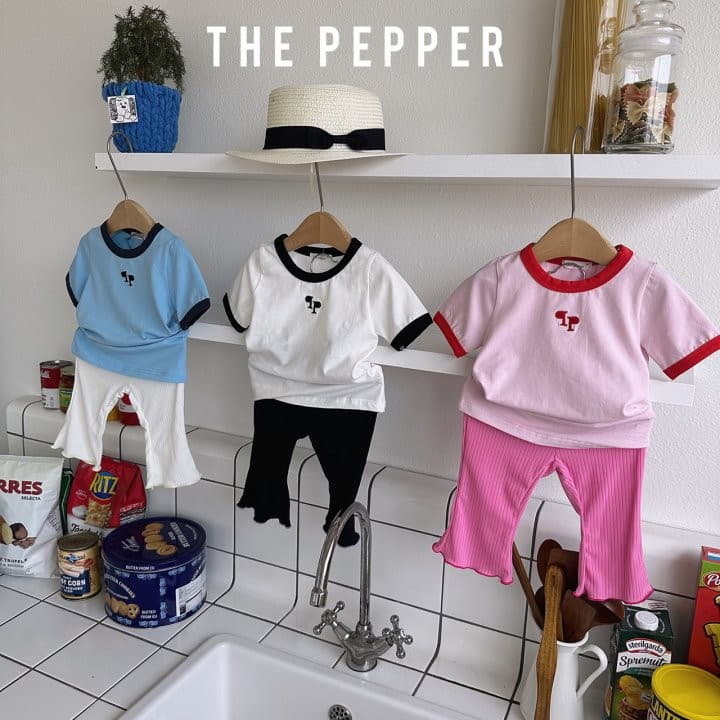 The Pepper - Korean Children Fashion - #designkidswear - Piping Tee - 4