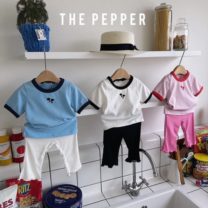 The Pepper - Korean Children Fashion - #fashionkids - Piping Tee - 5