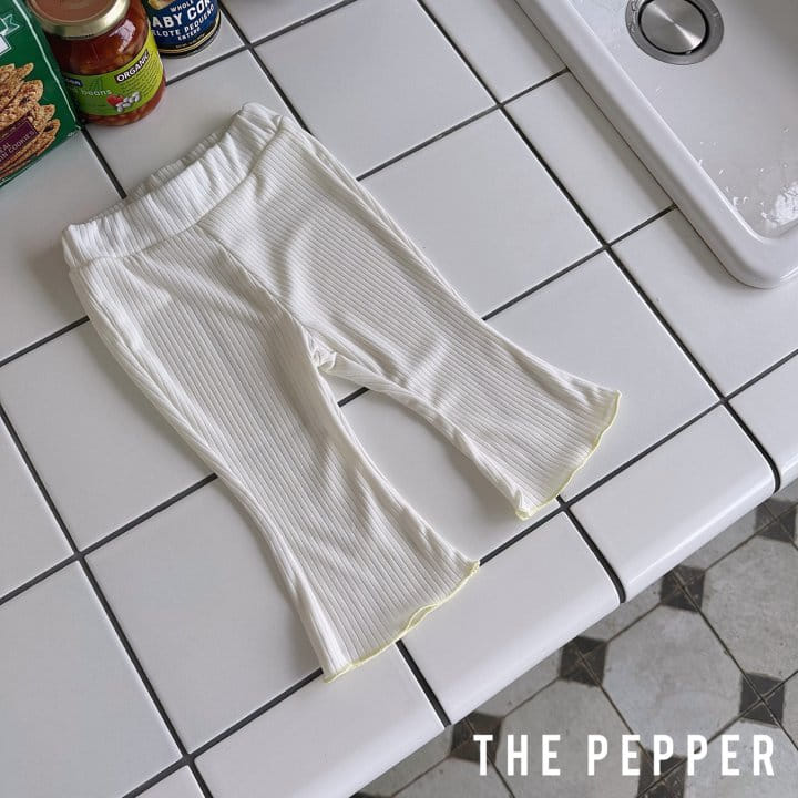 The Pepper - Korean Children Fashion - #kidsshorts - Rib Color Pants - 5