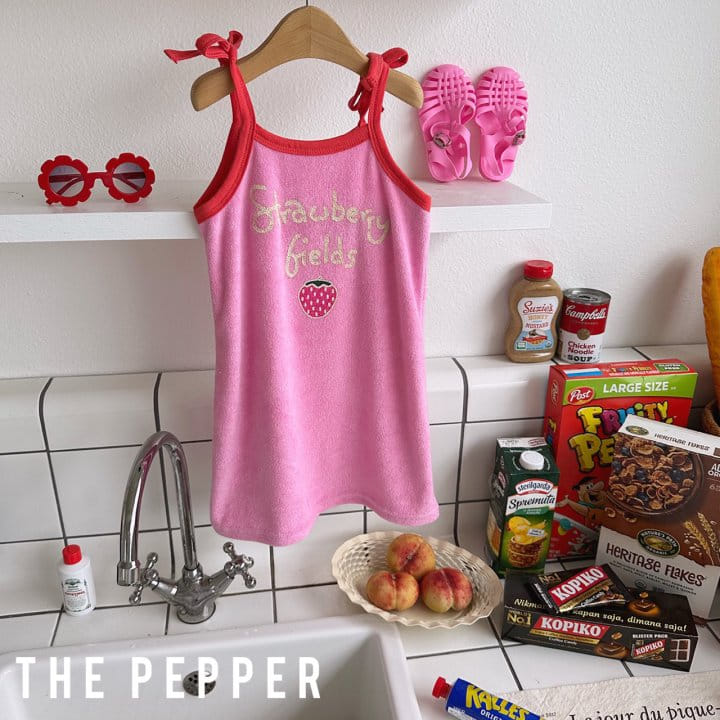 The Pepper - Korean Children Fashion - #kidzfashiontrend - Strawberry One-piece - 10