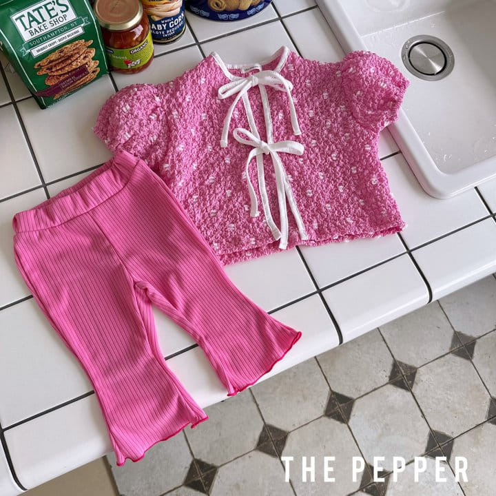 The Pepper - Korean Children Fashion - #kidzfashiontrend - Rib Color Pants - 7