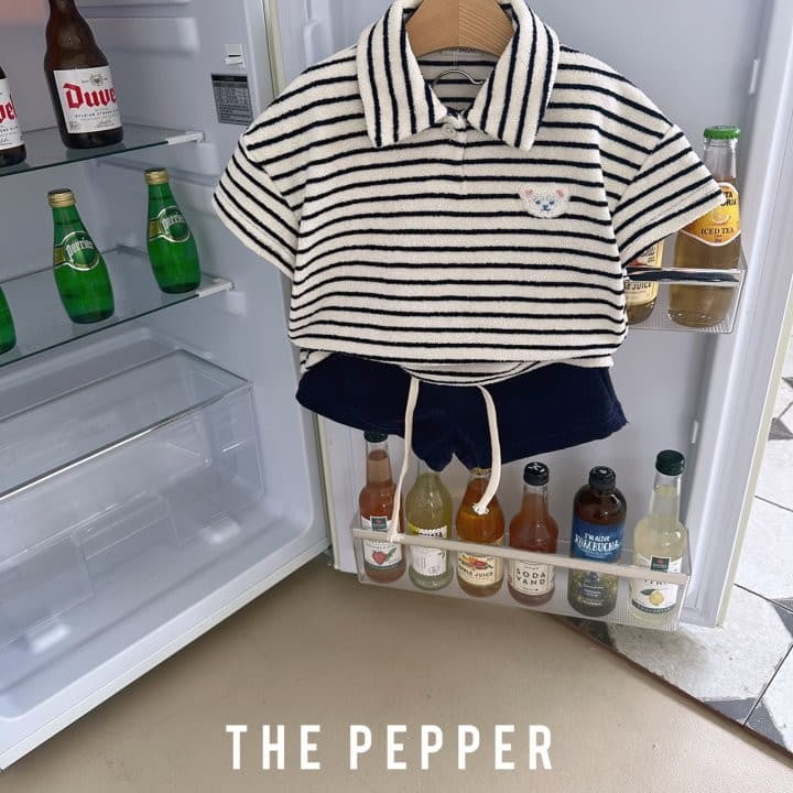 The Pepper - Korean Children Fashion - #kidzfashiontrend - Bear Top Bottom Set - 7