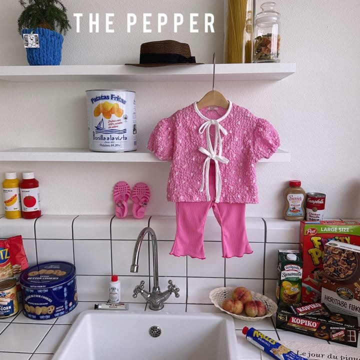 The Pepper - Korean Children Fashion - #littlefashionista - Rib Color Pants - 9