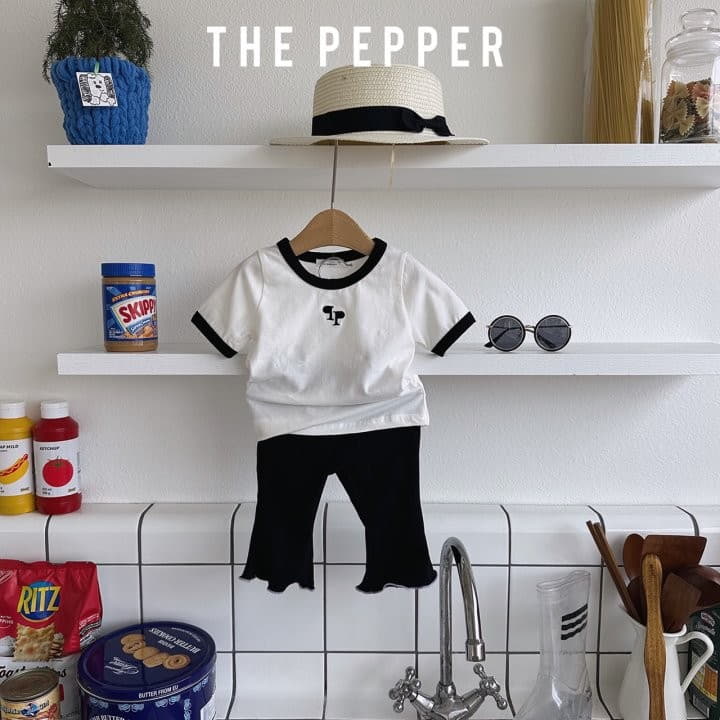 The Pepper - Korean Children Fashion - #littlefashionista - Piping Tee - 10