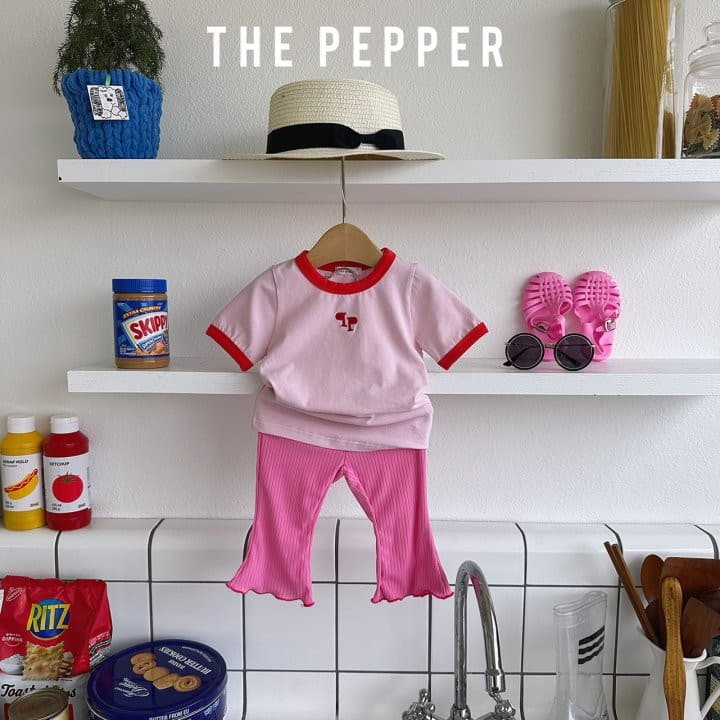 The Pepper - Korean Children Fashion - #magicofchildhood - Piping Tee - 11