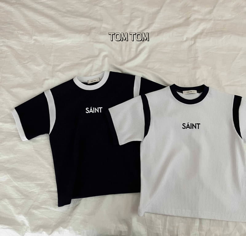 Tom Tom - Korean Children Fashion - #kidsshorts - Berry Saint Tee - 5