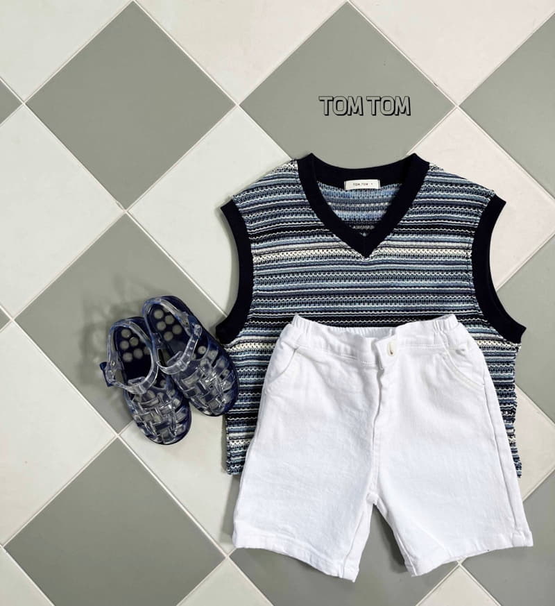 Tom Tom - Korean Children Fashion - #kidzfashiontrend - Summer Knit Vest