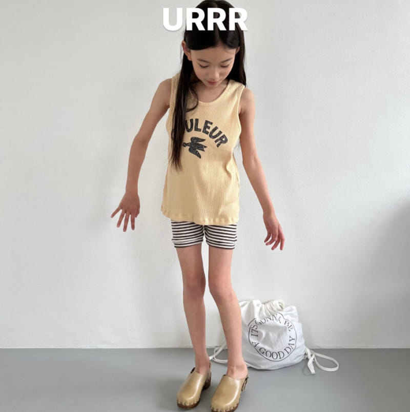 Urrr - Korean Children Fashion - #Kfashion4kids - Bird Rib Sleeveless - 5
