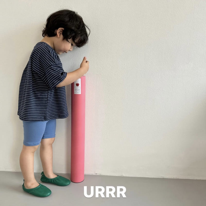 Urrr - Korean Children Fashion - #designkidswear - Dudu Stripes Leggings - 8