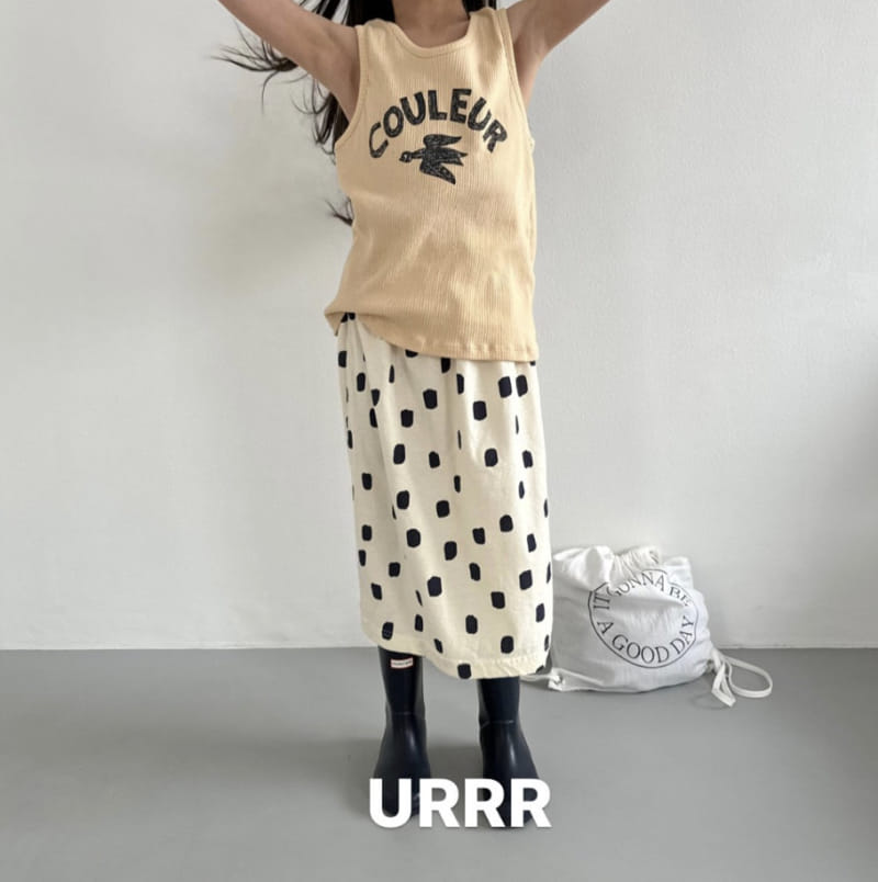 Urrr - Korean Children Fashion - #kidsshorts - Bird Rib Sleeveless - 2