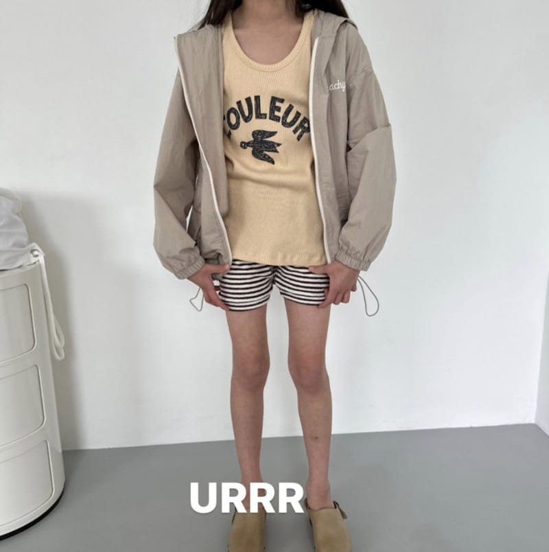 Urrr - Korean Children Fashion - #kidsstore - Bird Rib Sleeveless - 4