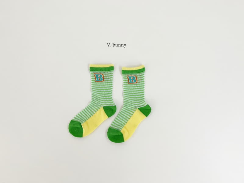 V Bunny - Korean Children Fashion - #kidsshorts - Dia Socks Set - 9