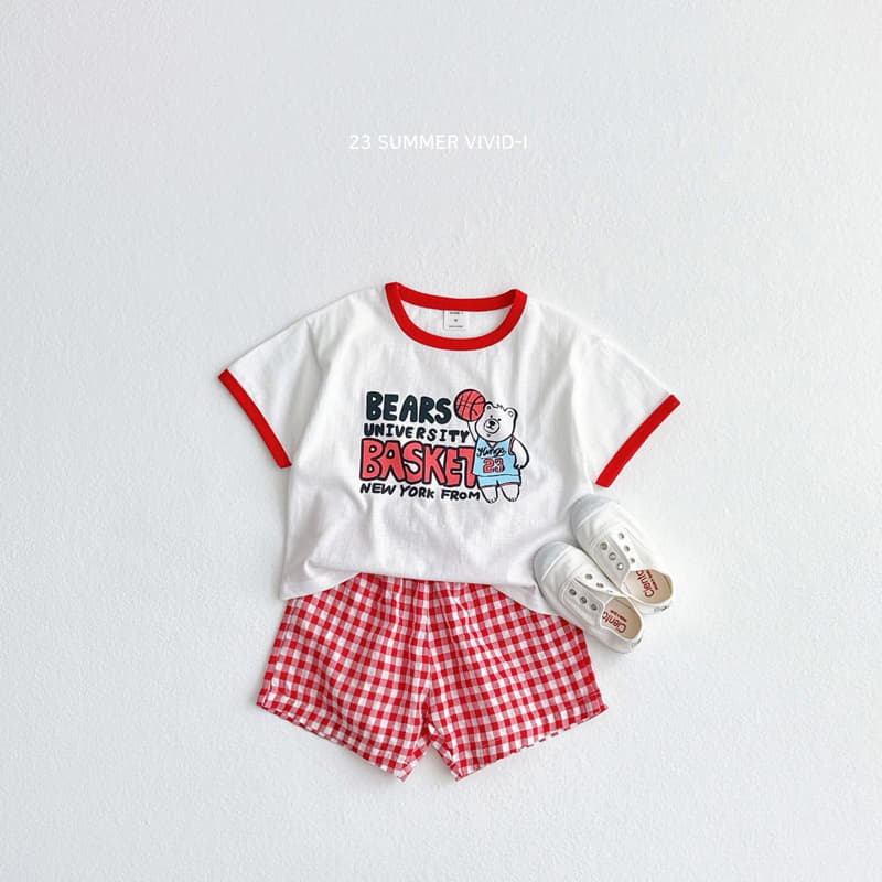 Vivid I - Korean Children Fashion - #childofig - Dunk Piping Tee - 5