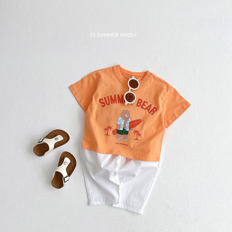 Vivid I - Korean Children Fashion - #designkidswear - Surfer Bear Tee - 10