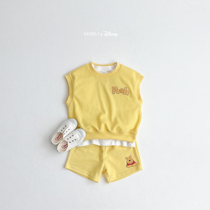 Vivid I - Korean Children Fashion - #discoveringself - D Vest Top Bottom Set - 3