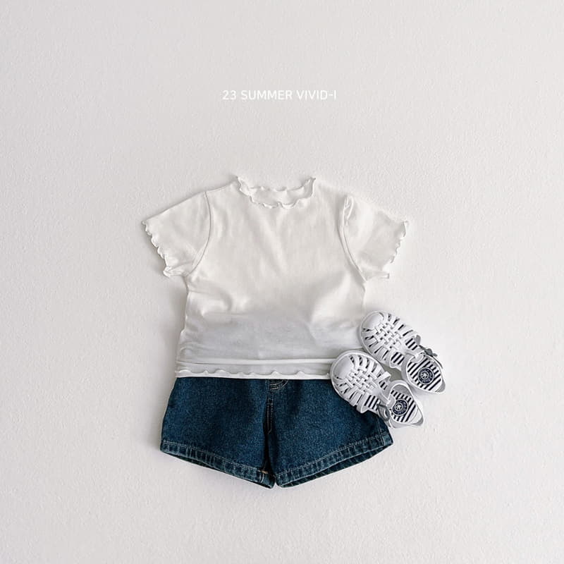 Vivid I - Korean Children Fashion - #kidsshorts - Summer Terry Tee - 9
