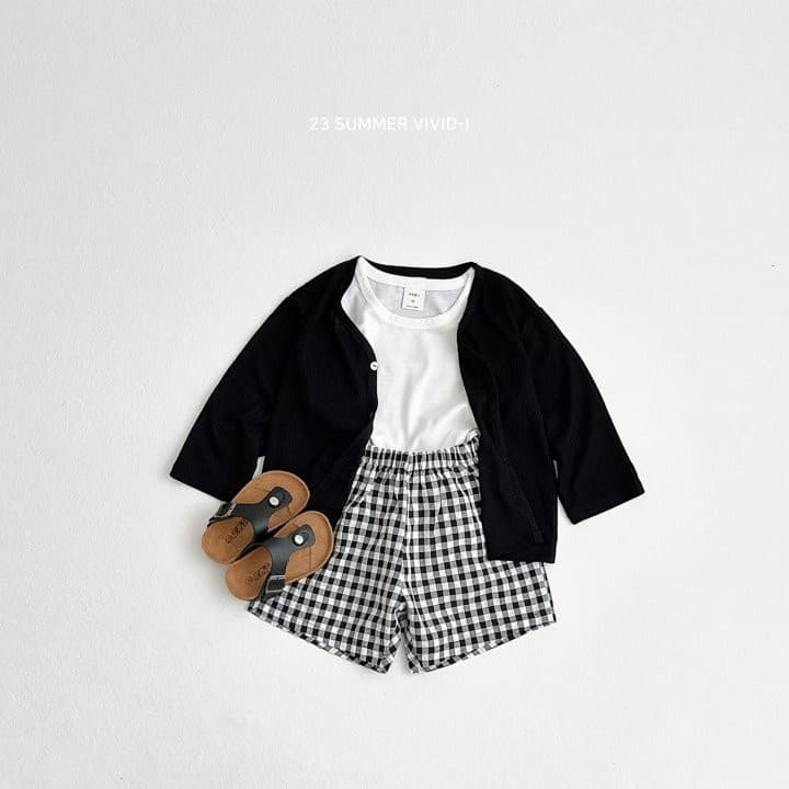 Vivid I - Korean Children Fashion - #kidsstore - Check Shorts - 10