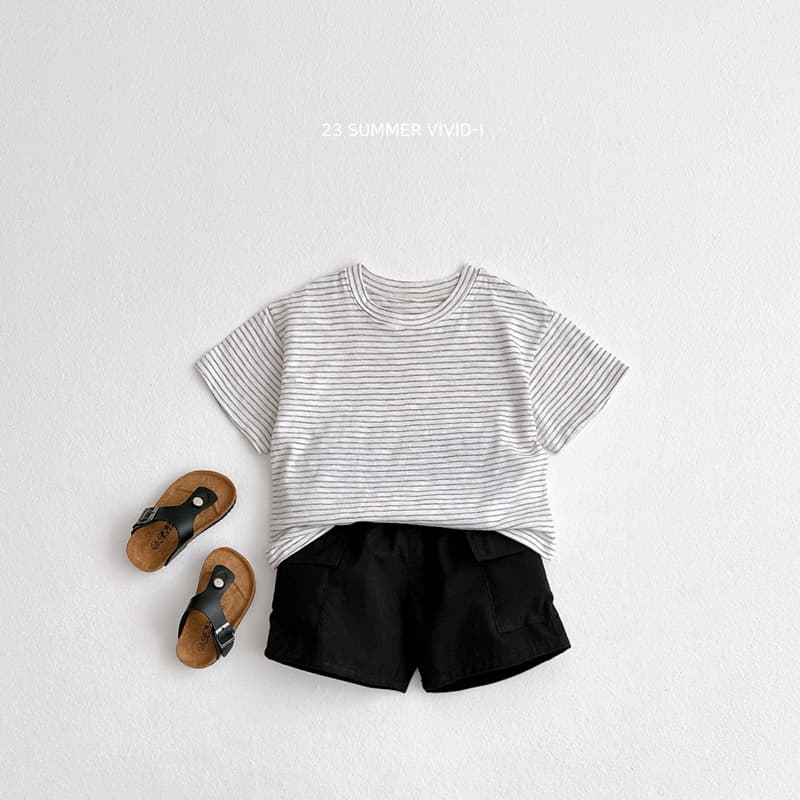 Vivid I - Korean Children Fashion - #kidsstore - Stripes Tee - 6