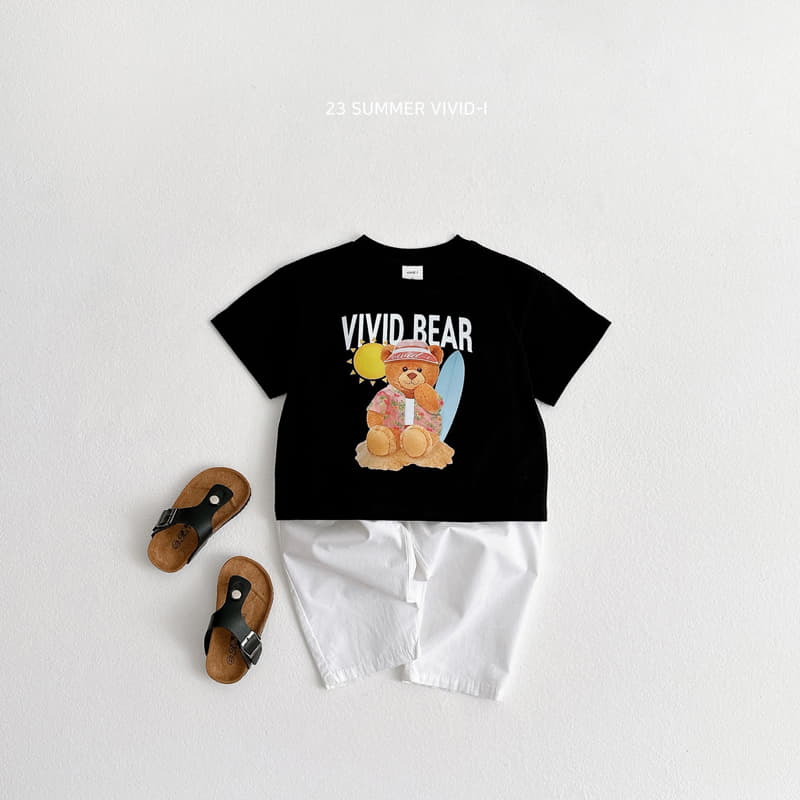 Vivid I - Korean Children Fashion - #kidzfashiontrend - Sun Cap Bear Tee - 9