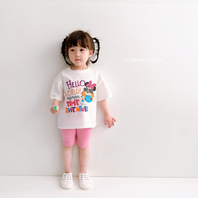Vivid I - Korean Children Fashion - #littlefashionista - Mini Sun Glasses Tee - 7