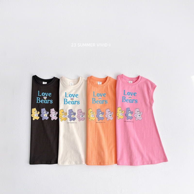 Vivid I - Korean Children Fashion - #littlefashionista - Heart Dino One-piece