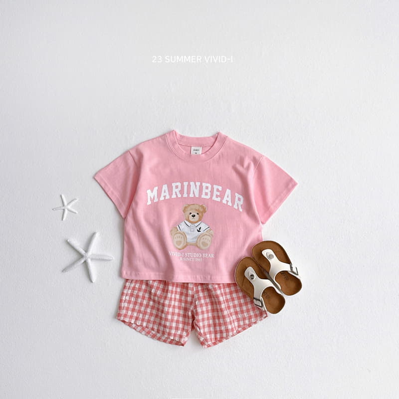 Vivid I - Korean Children Fashion - #magicofchildhood - Marine Bear Top Bottom Set - 6