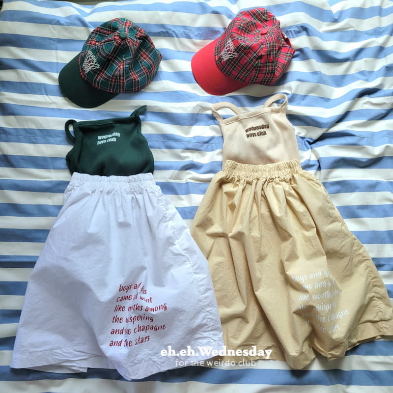 Wednesday - Korean Children Fashion - #childrensboutique - Lettering Skirt - 3