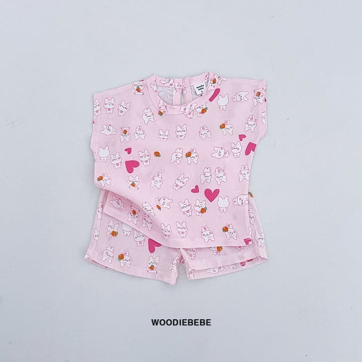 Woodie - Korean Children Fashion - #Kfashion4kids - Daily Top Bottom Set