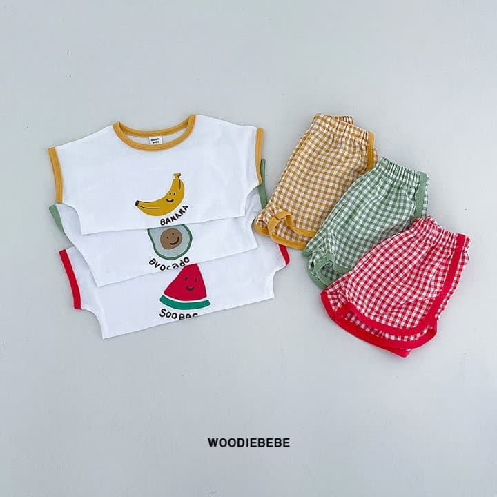 Woodie - Korean Children Fashion - #childofig - Market Top Bottom Set - 2