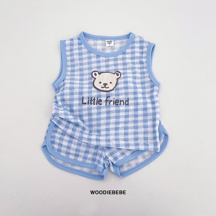 Woodie - Korean Children Fashion - #childofig - Little Bear Top Bottom Set