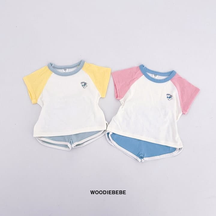 Woodie - Korean Children Fashion - #childofig - Racket Top Bottom Set