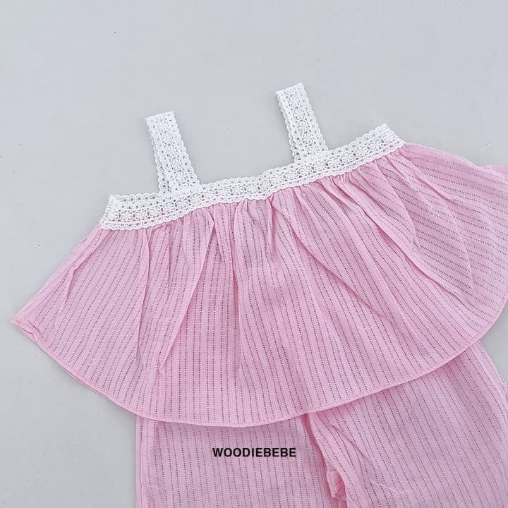 Woodie - Korean Children Fashion - #childrensboutique - Ange Top Bottom Set - 6