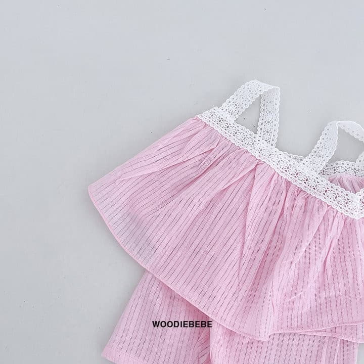 Woodie - Korean Children Fashion - #designkidswear - Ange Top Bottom Set - 7