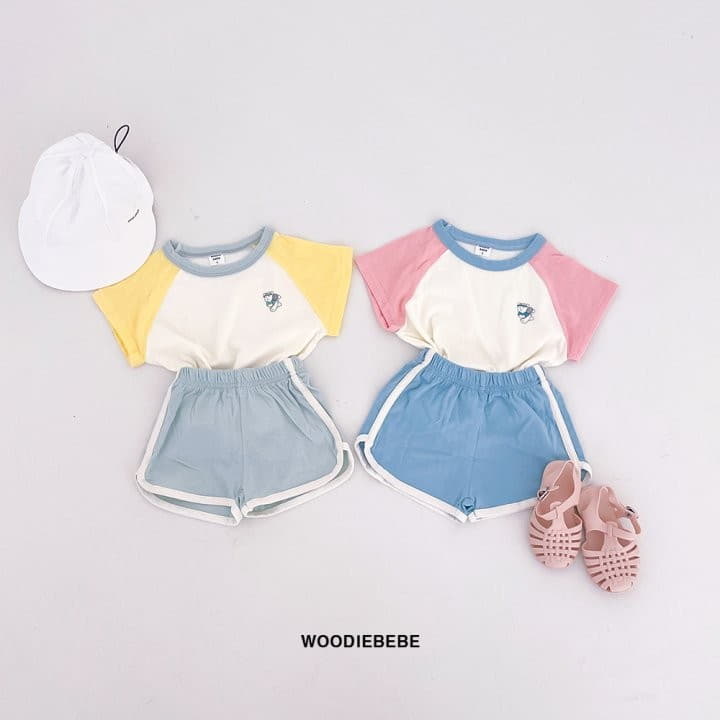 Woodie - Korean Children Fashion - #designkidswear - Racket Top Bottom Set - 3