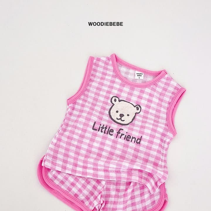 Woodie - Korean Children Fashion - #discoveringself - Little Bear Top Bottom Set - 5