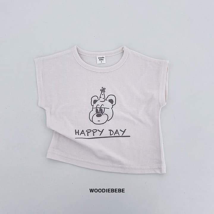 Woodie - Korean Children Fashion - #fashionkids - Happy Day Tee - 5