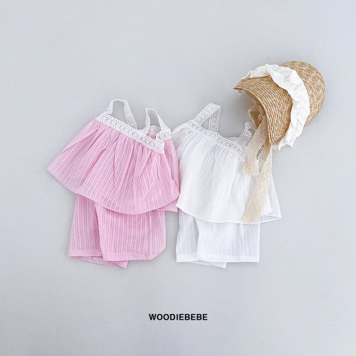 Woodie - Korean Children Fashion - #fashionkids - Ange Top Bottom Set - 9