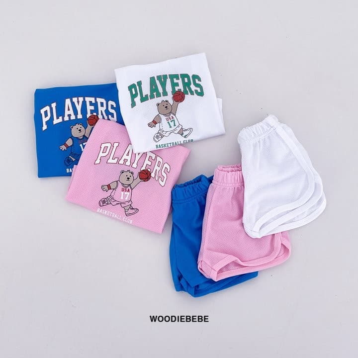 Woodie - Korean Children Fashion - #fashionkids - Dunk Top Bottom Set - 2