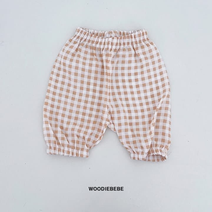 Woodie - Korean Children Fashion - #kidsshorts - Check Pants - 3