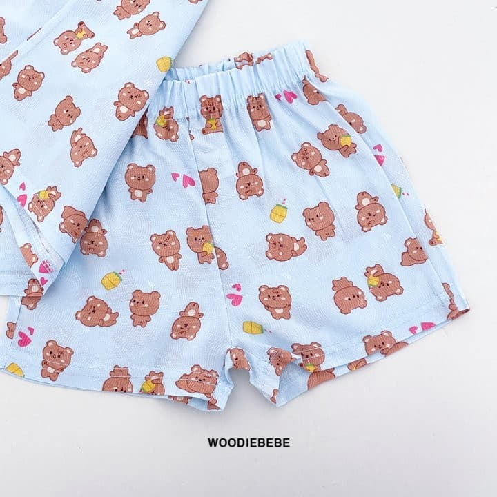 Woodie - Korean Children Fashion - #kidsshorts - Daily Top Bottom Set - 12