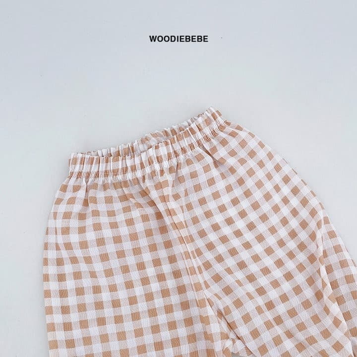 Woodie - Korean Children Fashion - #kidsshorts - Check Pants - 4