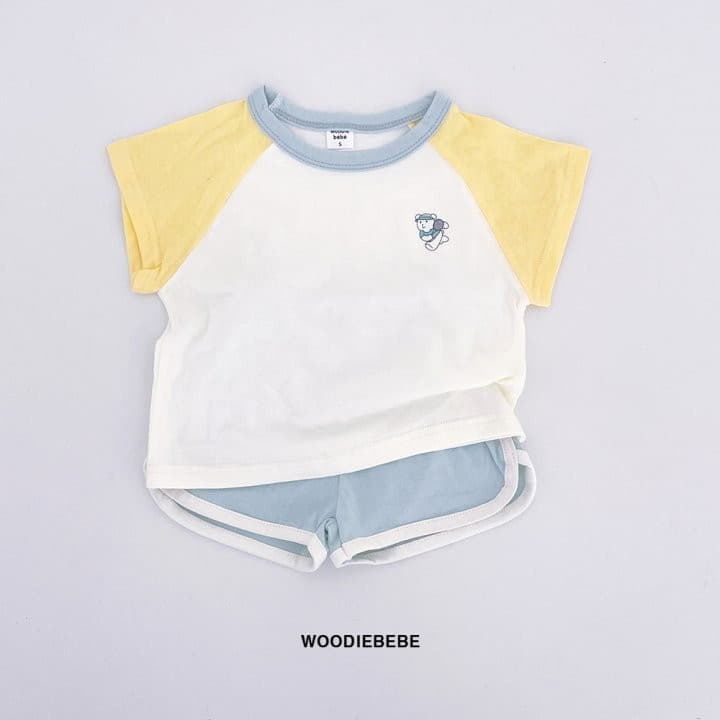 Woodie - Korean Children Fashion - #kidsstore - Racket Top Bottom Set - 7