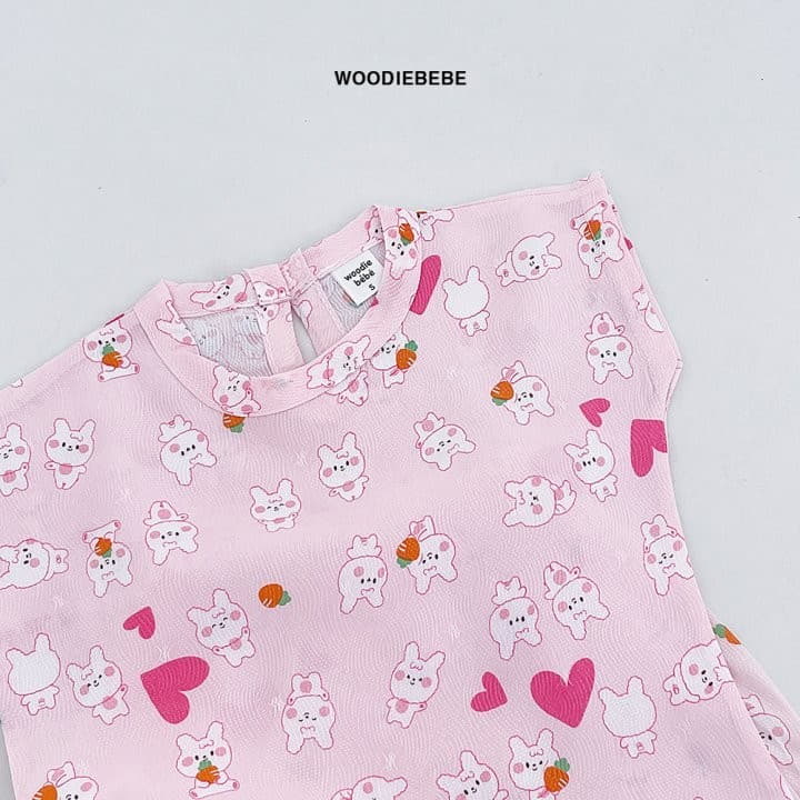 Woodie - Korean Children Fashion - #littlefashionista - Daily Top Bottom Set - 2