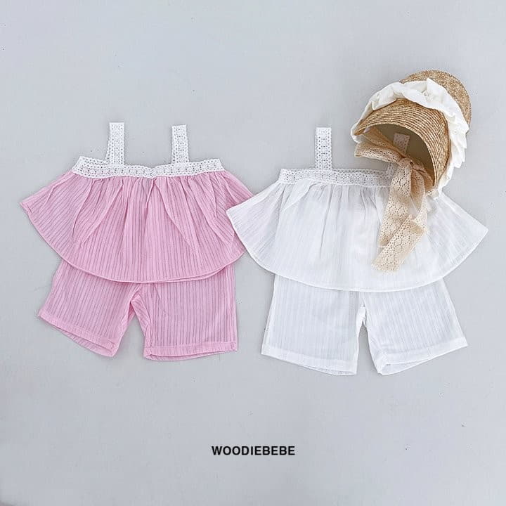 Woodie - Korean Children Fashion - #magicofchildhood - Ange Top Bottom Set