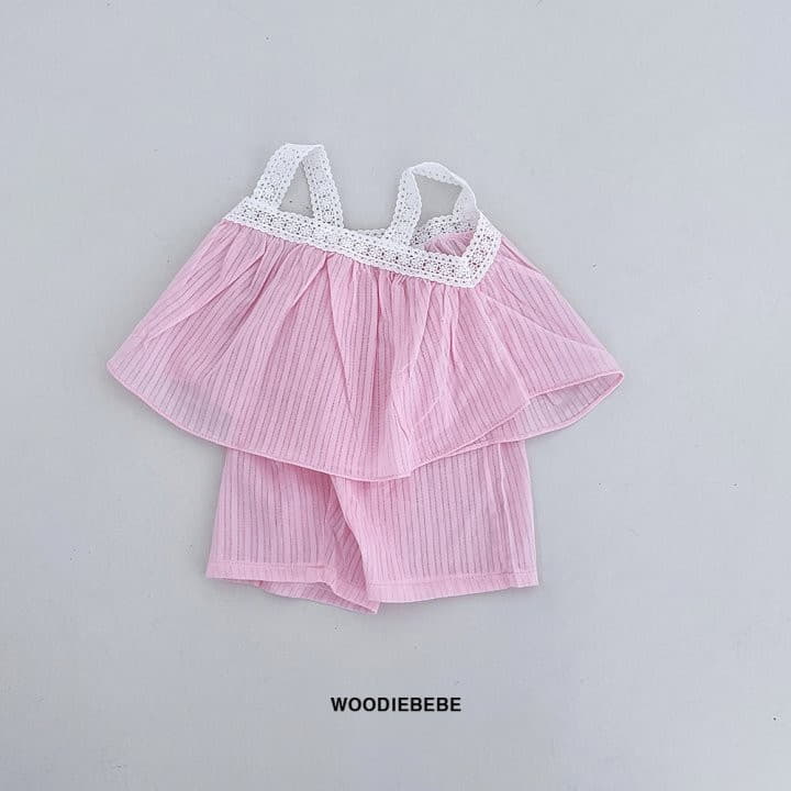 Woodie - Korean Children Fashion - #minifashionista - Ange Top Bottom Set - 2