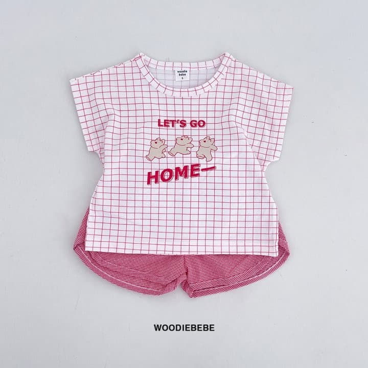 Woodie - Korean Children Fashion - #minifashionista - Let's Go Top Bottom Set - 4