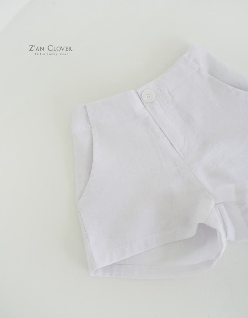 Zan Clover - Korean Children Fashion - #Kfashion4kids - Linen Shorts - 7