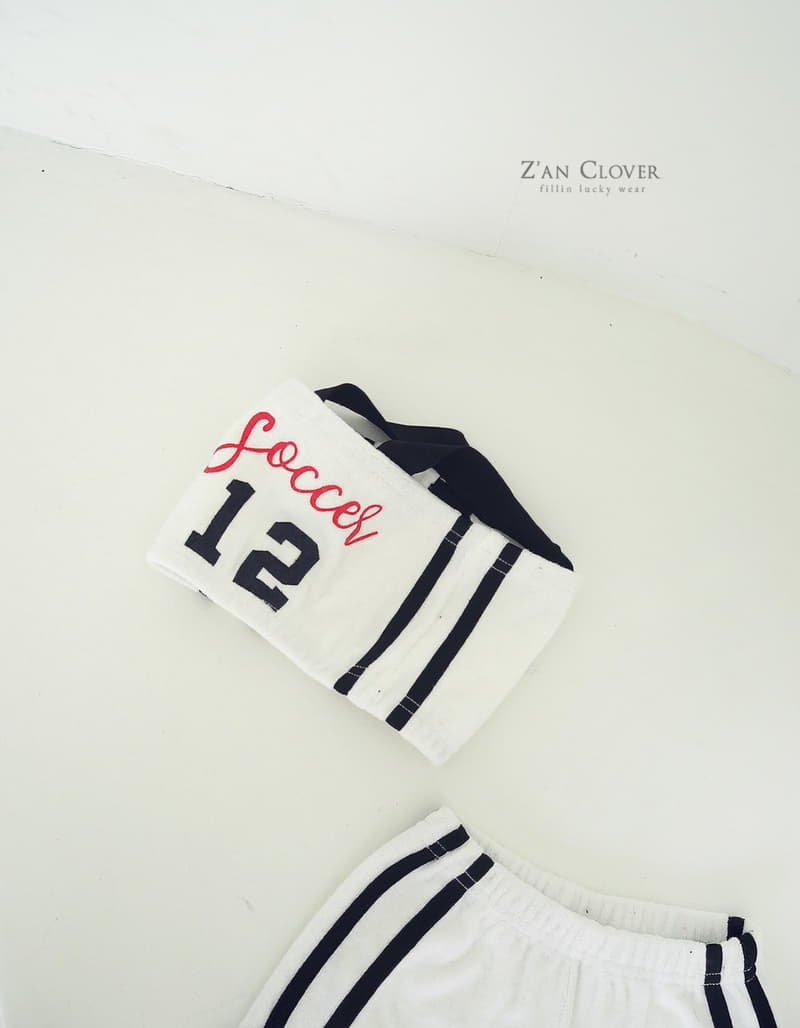 Zan Clover - Korean Children Fashion - #prettylittlegirls - 12 Towel Tube Top Bootom Set - 4